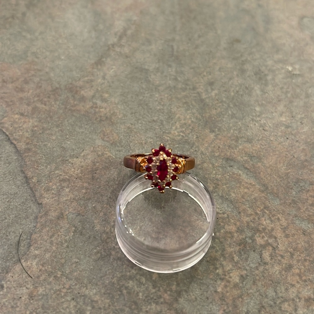 Red Stone Ring - image 1